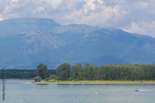 Amazing Summer view of Koprinka Reservoir, Stara Zagora Region, Bulgaria photo