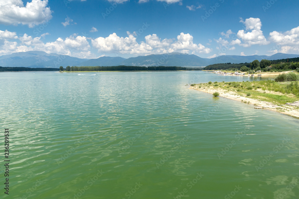 Amazing Summer view of Koprinka Reservoir, Stara Zagora Region, Bulgaria