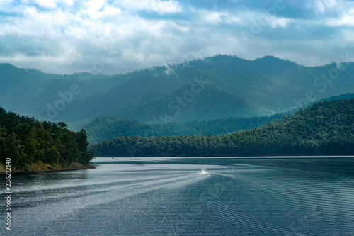 Beautiful mountain lake. In Chiang Mai Northern Thailand