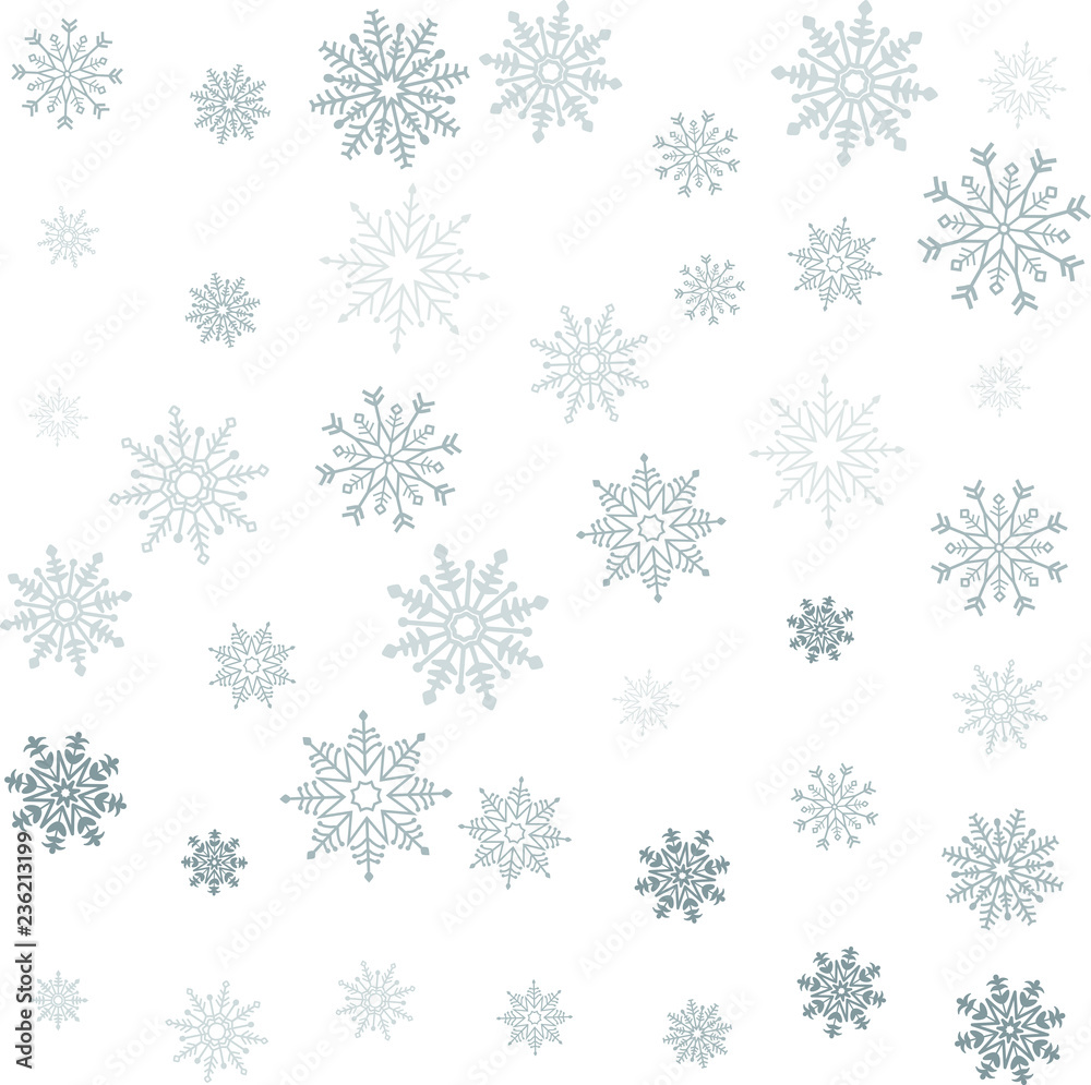Gray Scale Crystal of snow pattern Gray Scale Crystal of snow pattern