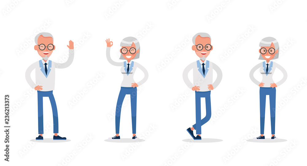 business people working and different poses action character vector design no10 business people working and different poses action character vector design no10