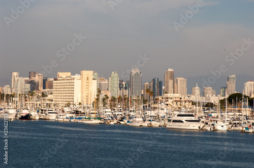 view of san diego skyline