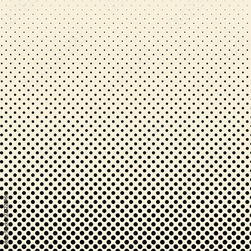 Black and beige halftone background vector