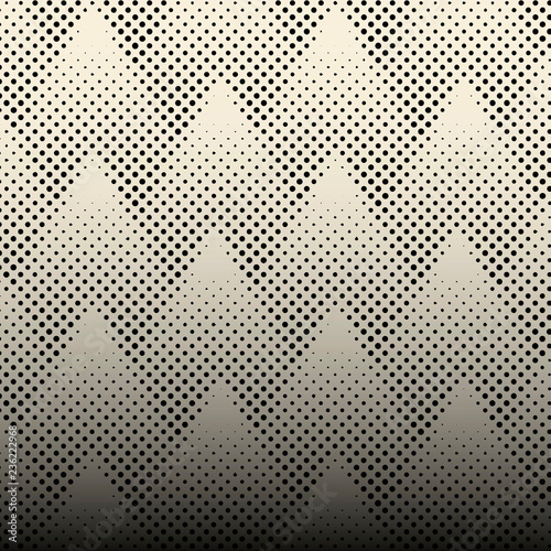Black and beige halftone background vector