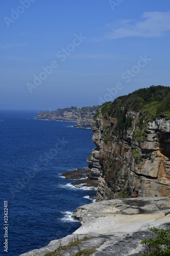 watson bay in a blue sky day