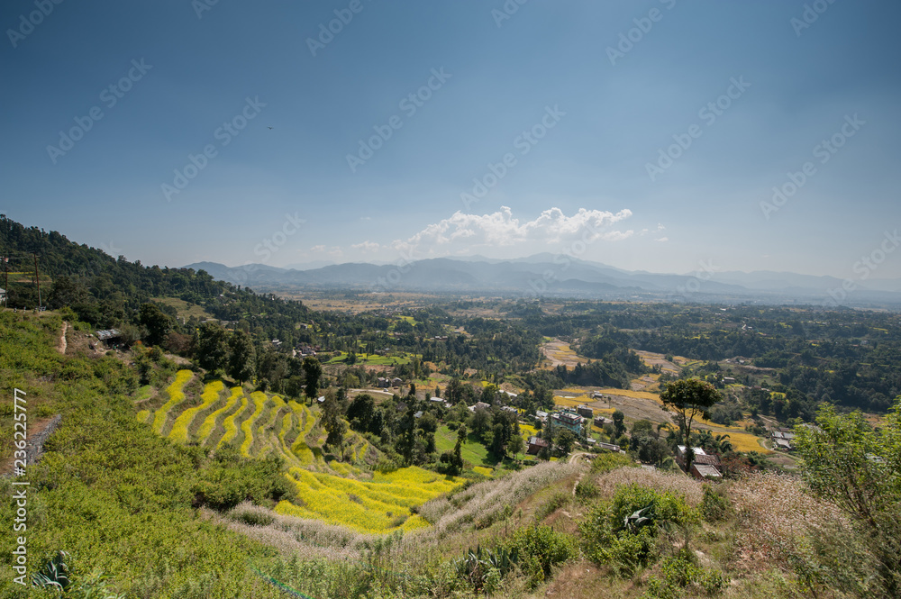 Obraz premium mountain and view in Nepal
