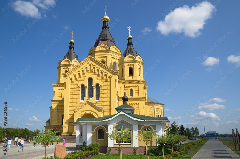 Alexander Nevsky Cathedral in Nizhny Novgorod, Russia. Built in the years 1868-1881