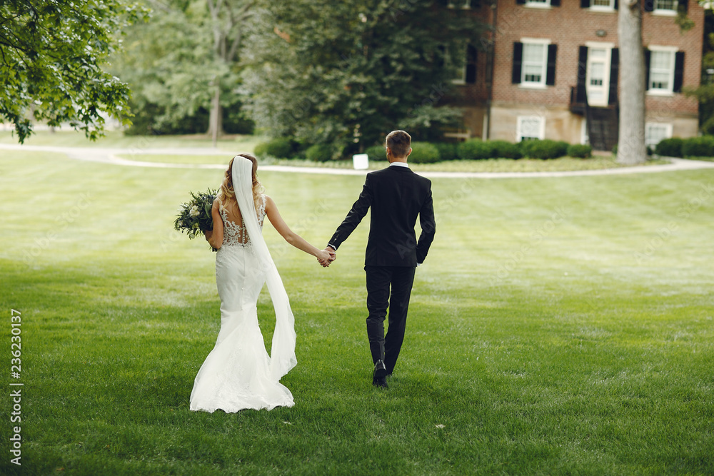 Elegant wedding couple Elegant wedding couple