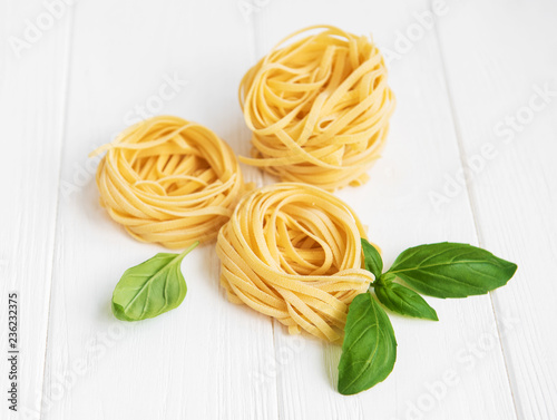 Italian pasta Tagliatelle