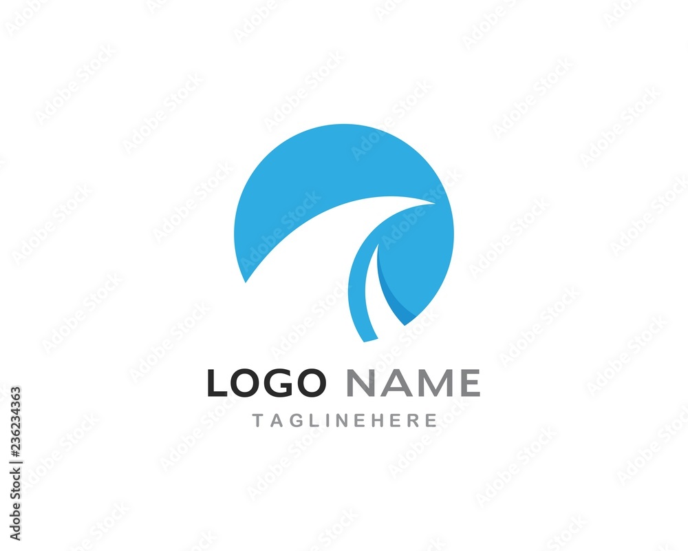 Water Wave symbol and icon Logo Template Water Wave symbol and icon Logo Template