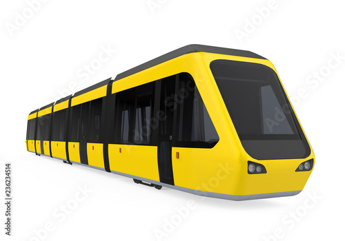 Tram Isolated