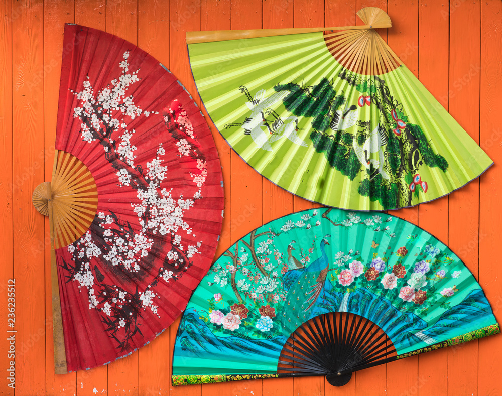Chinese, Korean, Japanese Traditional Fan Stock Photo Adobe Stock