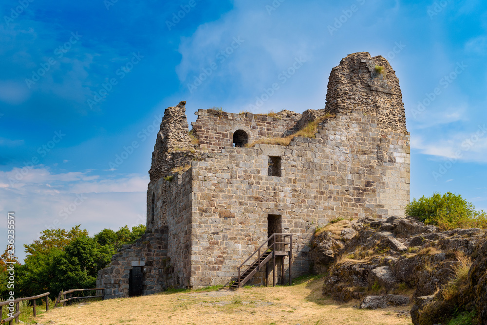 The ruins of the ancient Romanesque castle Přimda