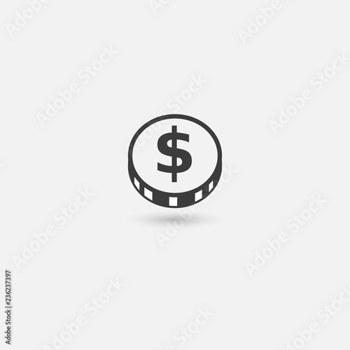 Currency. Money. Dollar. Vector illustration.