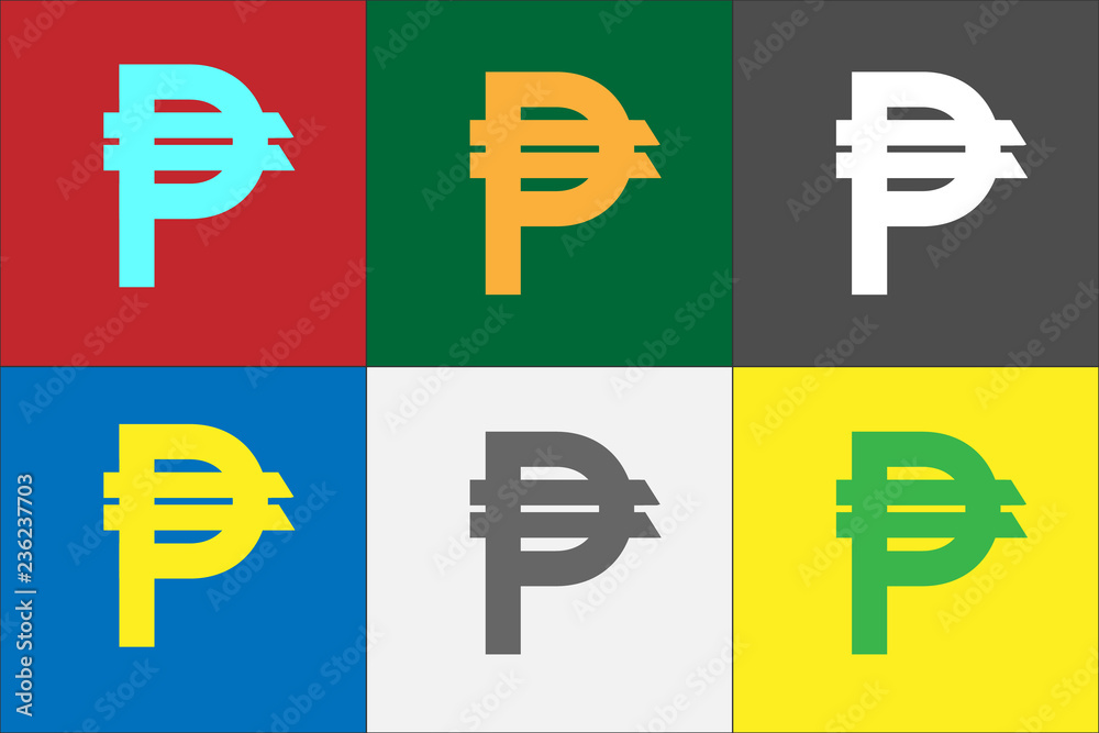 Currency icon. Money. Russian ruble. Vector illustration. Currency icon. Money. Russian ruble. Vector illustration.