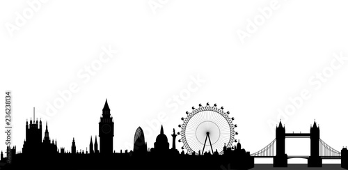 London skyline - vector