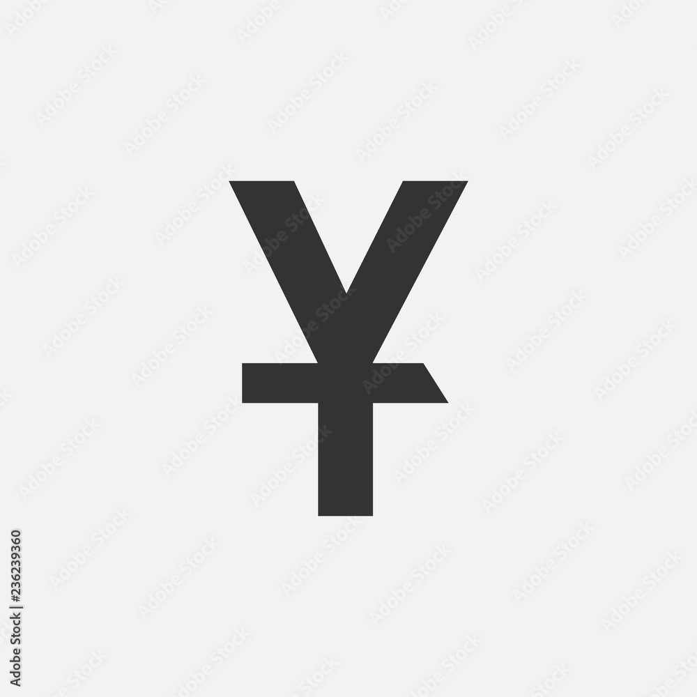 Obraz premium Currency icon. Money. yen. Vector illustration.