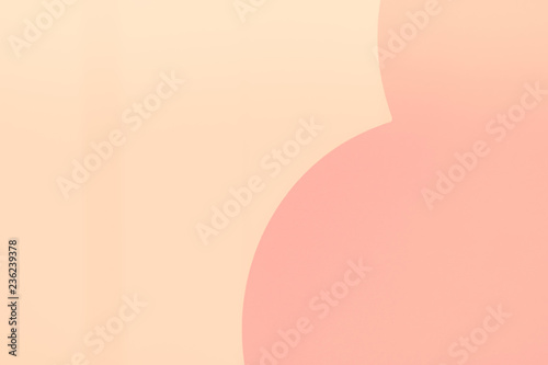Geometric series : Colorful geometry with a pastel colored orange for background.