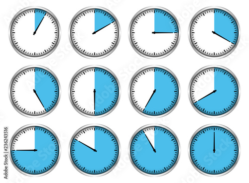 Stopwatches Hand Of A Clock Blue Time