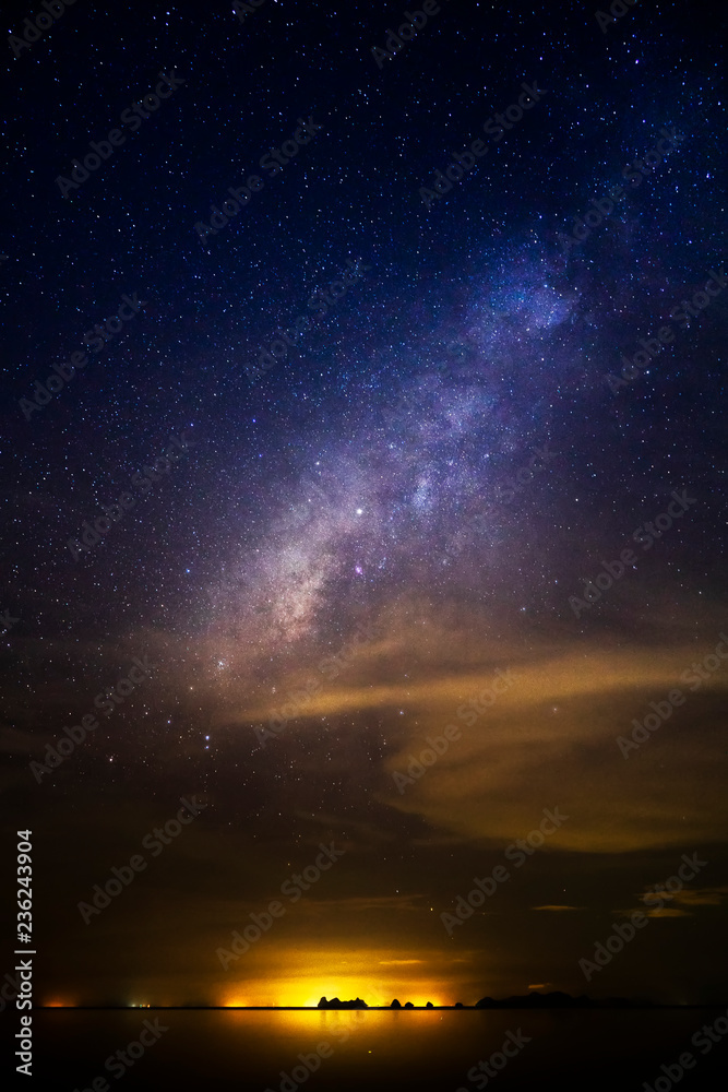 stardust and milky way