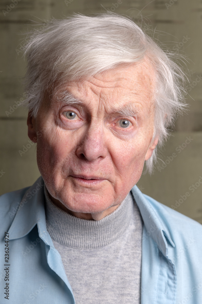Portrait of senior man. Portrait of senior man.