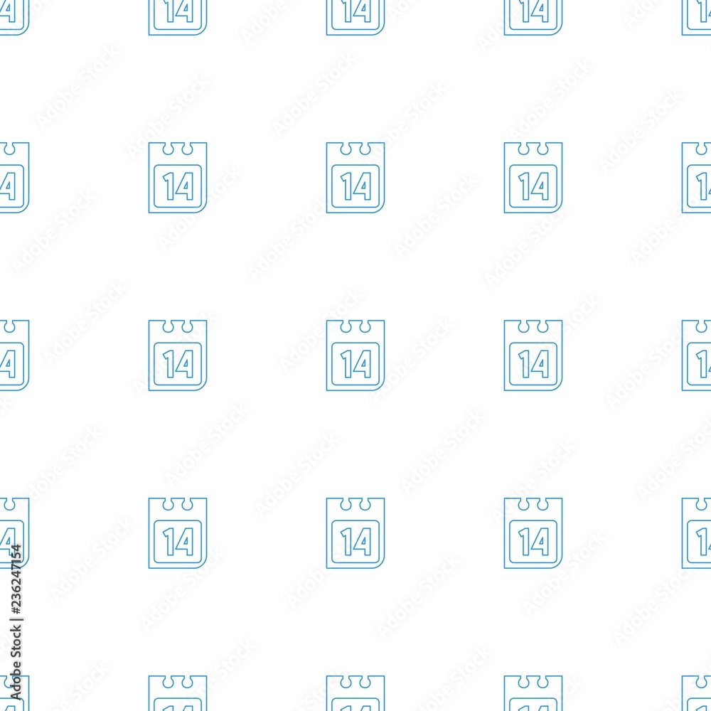 14th pattern repeat seamless on white background. Editable line 14th icons from party collection. date calendar icon for web and mobile. 14th pattern repeat seamless on white background. Editable line 14th icons from party collection. date calendar icon for web and mobile.