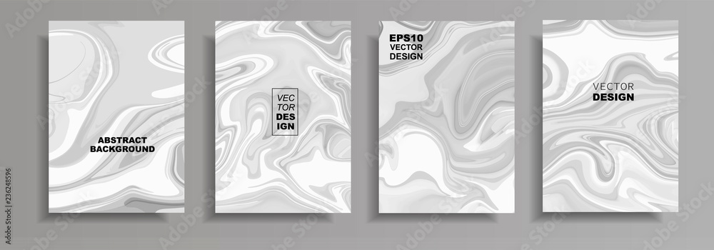 Fototapeta Abstract set a4 paper. White fon.Tekstura for use in the design presentations, print, flyers, business cards, invitations, calendars, websites, packaging, cover.