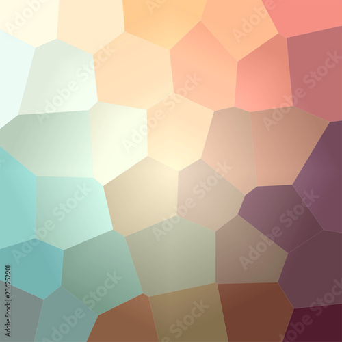 Illustration of abstract Brown Giant Hexagon Square background.