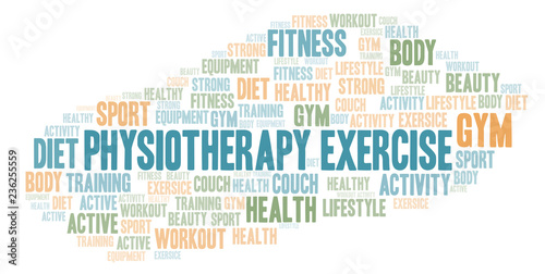 Physiotherapy Exercise word...