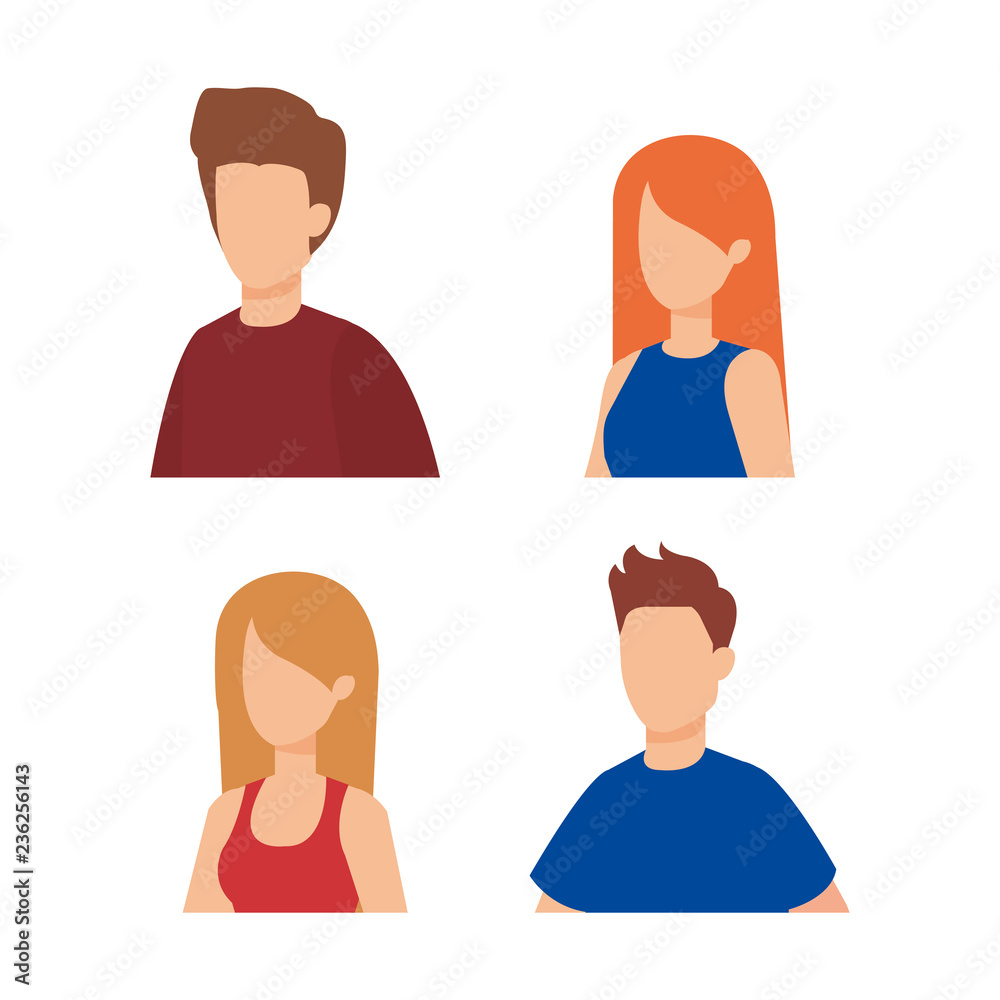 group of people characters