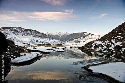 lake in the mountains