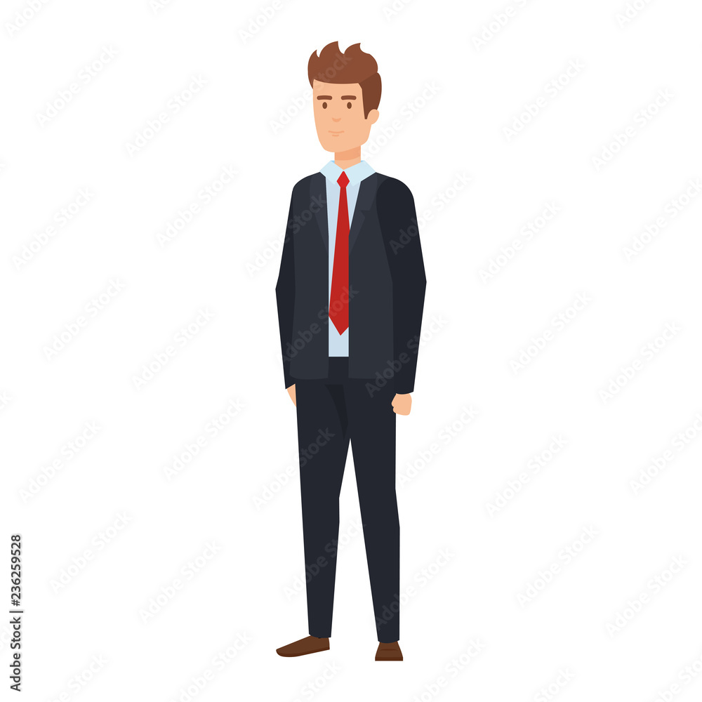 elegant businessman avatar character elegant businessman avatar character
