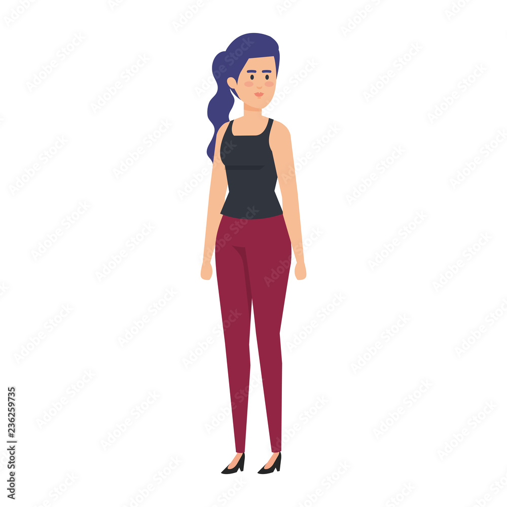 elegant businesswoman avatar character elegant businesswoman avatar character