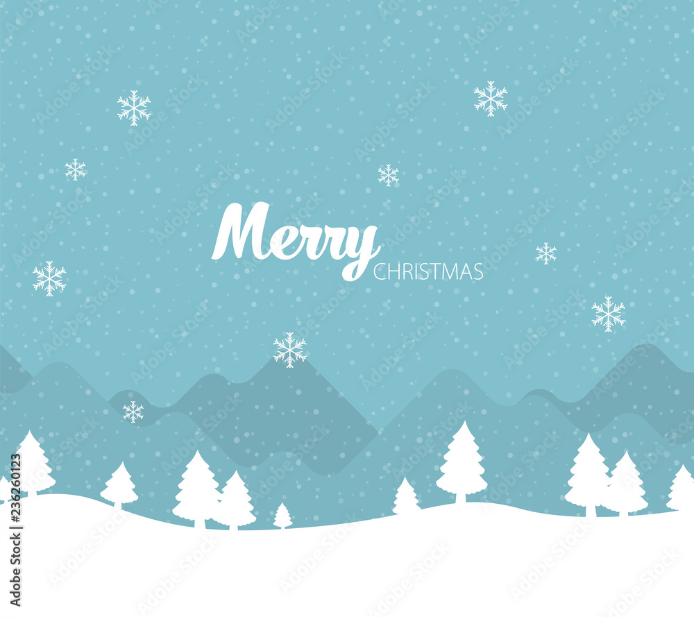 Naklejka Christmas greeting card. Vector illustration