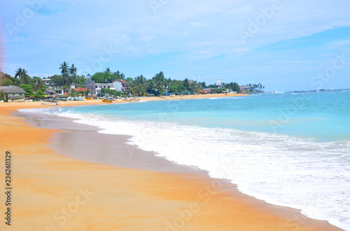 Landscape Unavatuna protected the Indian Ocean Sri Lanka photo
