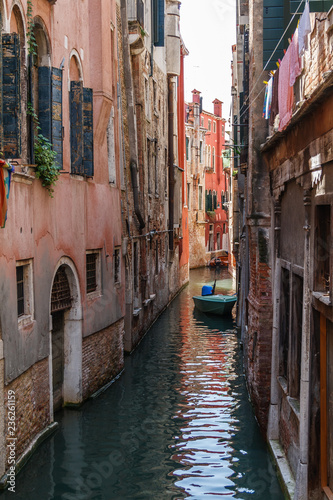 Wasserweg Kanal in Venedig, Italien