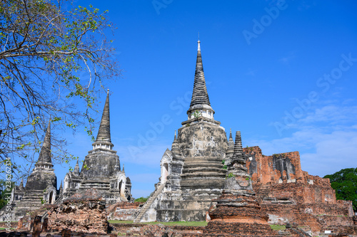 タイ・アユタヤ・遺跡・涅槃像・世界遺産・ワット・プラ・シーサンペット	