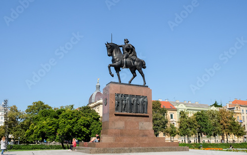 The monument of Kralj Tomislav - First King of Croatia