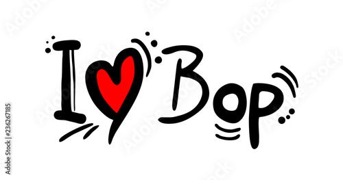 Obraz na plátně Bop music style