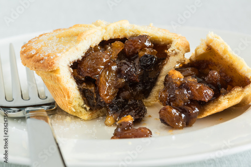 Christmas mince pie photo