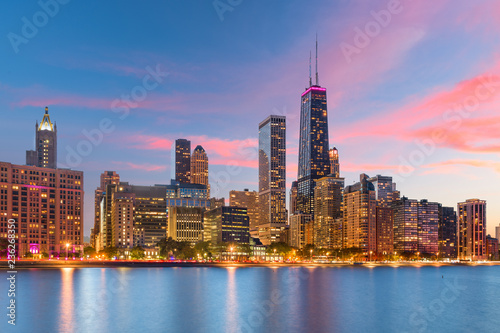Chicago, Illinois, USA Lake Skyline © SeanPavonePhoto