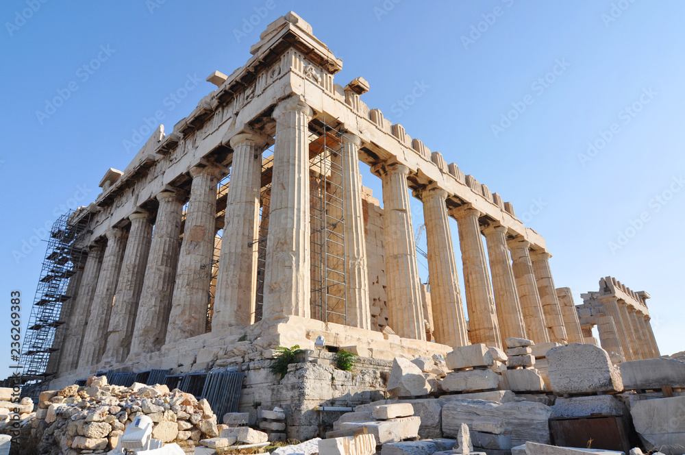 Obraz premium parthenon in athens greece