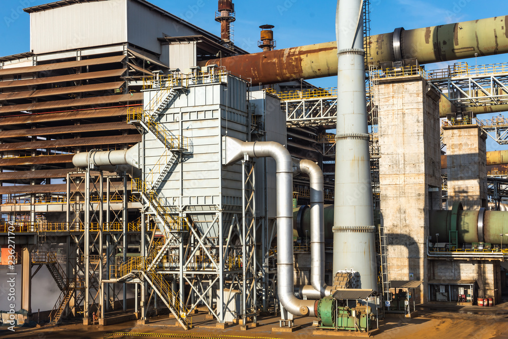Environmental protection equipment for steel mills, electrostatic precipitators and chimneys