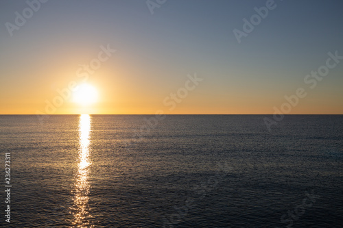 Lever du soleil en Méditerranée