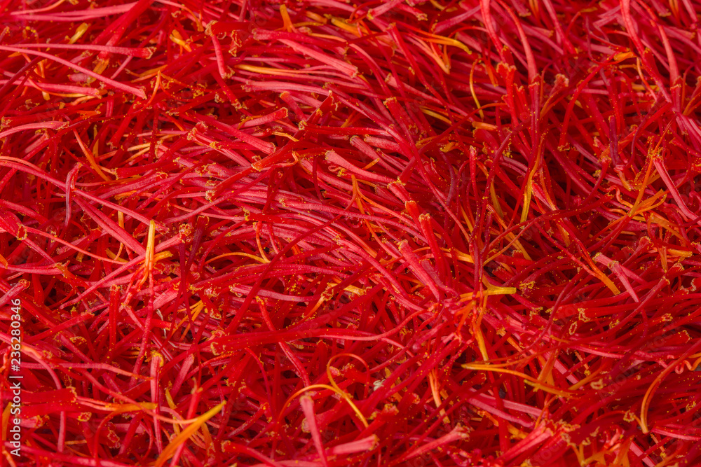 Flowers of saffron after collection. Crocus sativus, commonly known as the Flowers of saffron after collection. Crocus sativus, commonly known as the