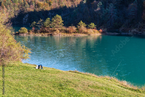 Ambiesta. Lake of Verzegnis. Autumn reflexes