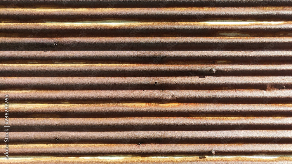 Old rusty zinc wall texture and background. Old rusty zinc wall texture and background.