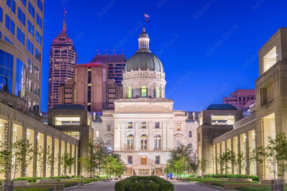 Obraz premium Indiana State Capitol Building