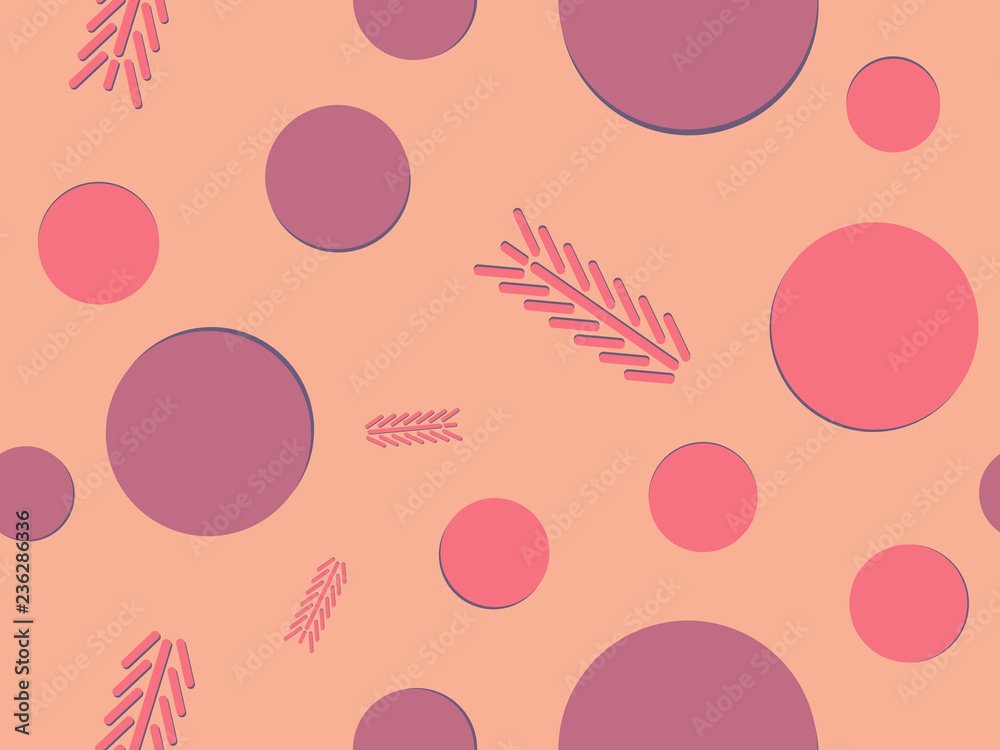 custom made wallpaper toronto digitalSeamless Christmas pattern in violet colors.