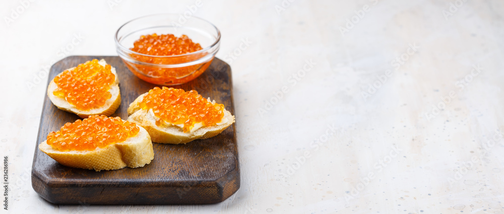 Red salmon caviar Red salmon caviar